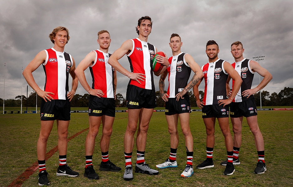 Youngdraftees_h.jpg New Saints (from left) Jack Bytel, Callum Wilkie, Max King, Matthew Parker, Robert Young and Nick Hind - Draft,St Kilda Saints